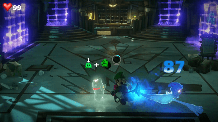 オバケとのチュートリアル戦闘