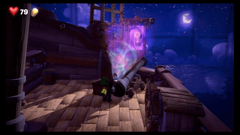 絵画にダークライトを当ててキノピオを救出