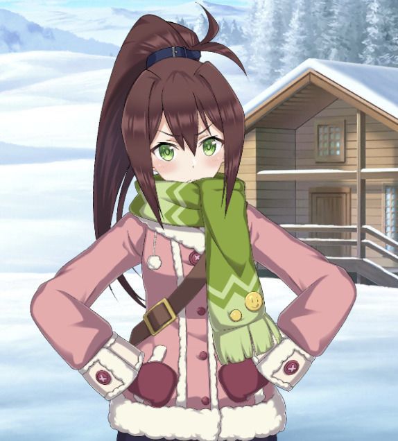 【きらめく雪景色】リーン