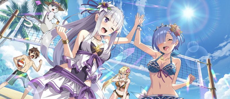 【びーちばれー】エミリア