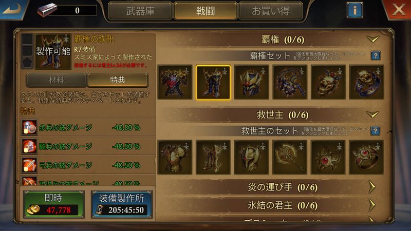 君主装備