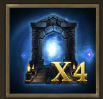 霊龍戦闘スピードアップ×4