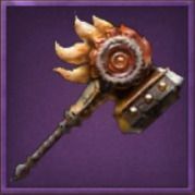 鬼火の戦争の金槌