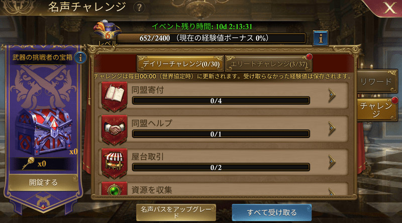 用意されるクエスト