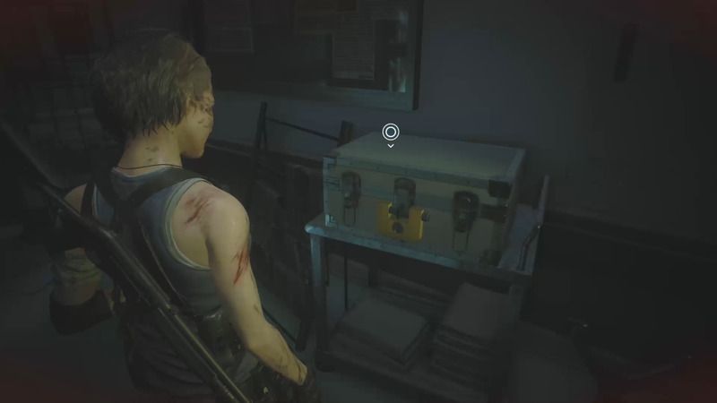 中庭周りのアタッシュケース