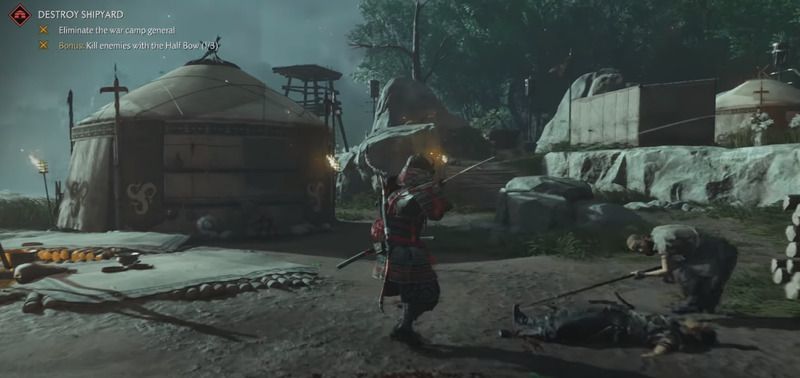 防御をしている画面の画像