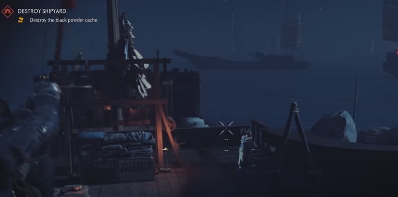 弓矢を使用時の画像