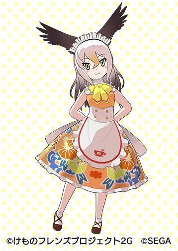 ハクトウワシのカフェ制服