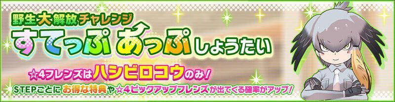 ハシビロコウすてっぷあっぷ