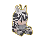 サバンナシマウマのぬいぐるみ