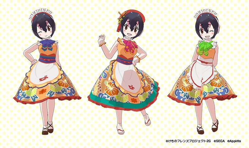 フンボルトペンギンのカフェ制服