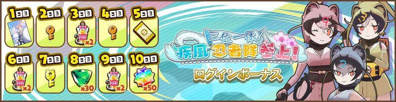 三位一体ログボ