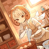 モコモコチョコケーキ