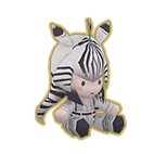 チャップマンシマウマのぬいぐるみ