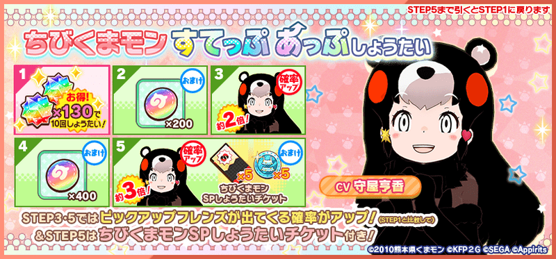 ちびくまモンコラボガチャ