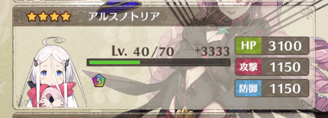 周回時のレベル上げ画像