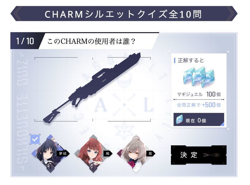 CHARMシルエットクイズ