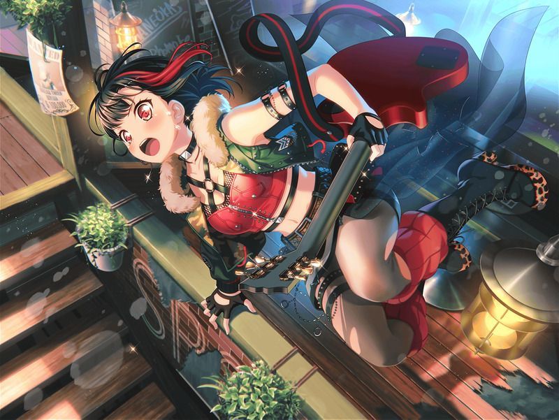 メガネなあたし(美竹 蘭)の特訓後画像