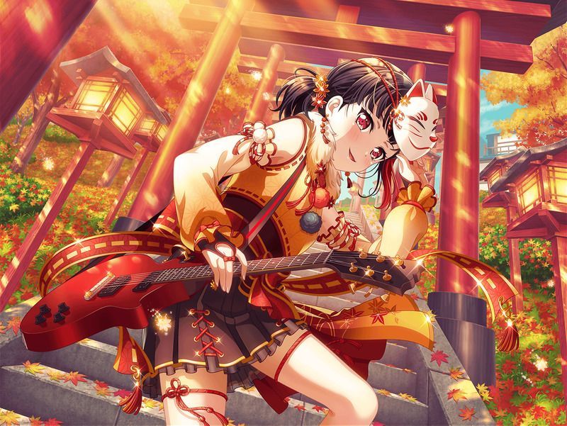 カメラを向けるな!(美竹 蘭)の特訓後画像