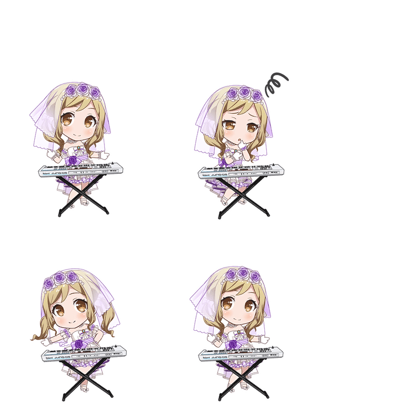 花色ドレスアップ(市ヶ谷 有咲)のSDR画像