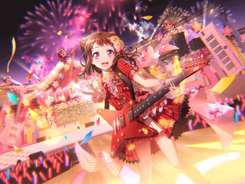 みんなで遊園地!(戸山 香澄)の特訓後画像