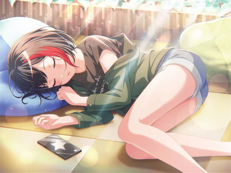 瞳を閉じれば（美竹 蘭）の特訓前画像
