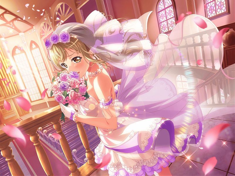 花色ドレスアップ(市ヶ谷 有咲)の特訓後画像