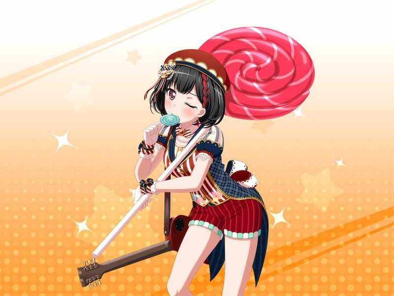 硬派な不良？（美竹 蘭）の特訓前画像