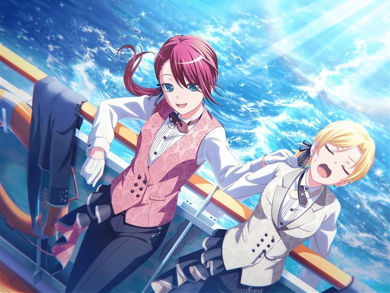 船上に芽生える絆（宇田川 巴）の特訓前画像