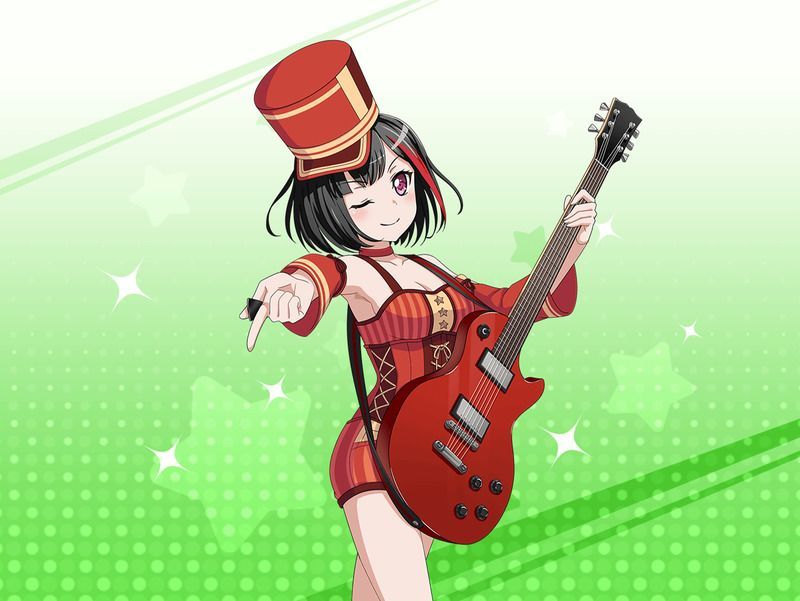 ポッピン＆ハッピー（美竹 蘭）の特訓前画像
