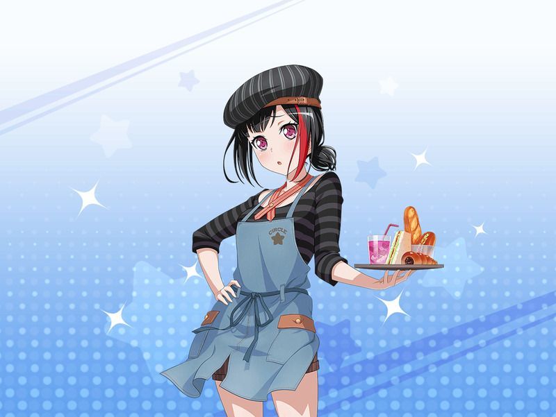 ガルパカフェ♪2017（美竹 蘭）の特訓前画像