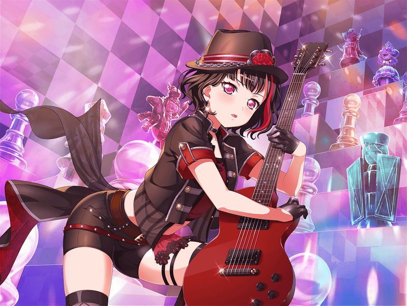 暑すぎ……(美竹 蘭)の特訓後画像