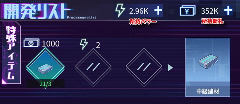 必要素材