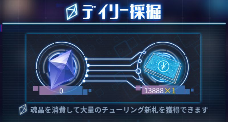 デイリー採掘