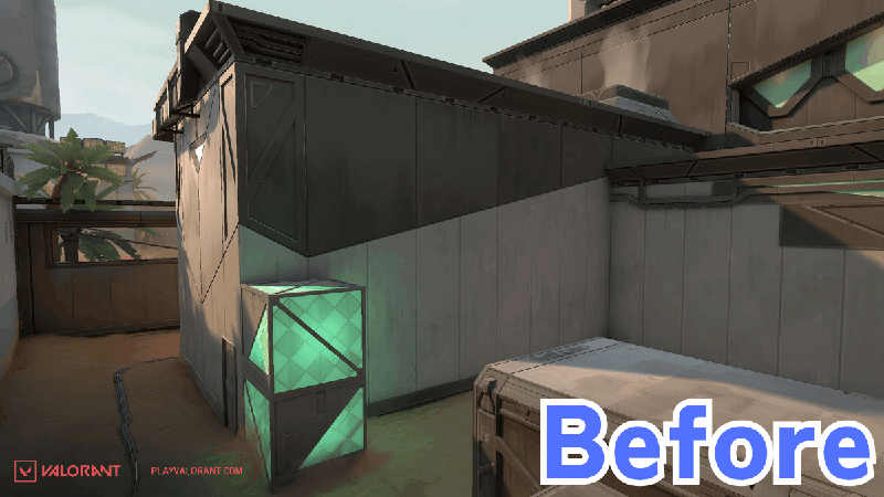 Bエルボーの壁に窓を追加