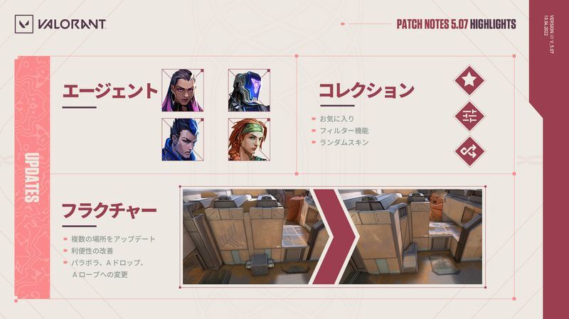 パッチノート5.07