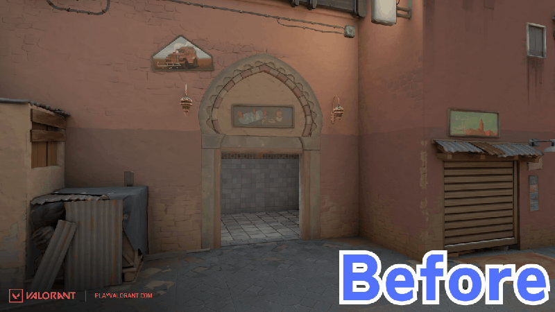 A浴場入り口の拡大