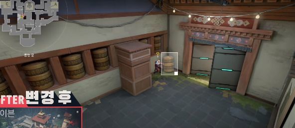 ヘイブンガレージのドア修正後の画像