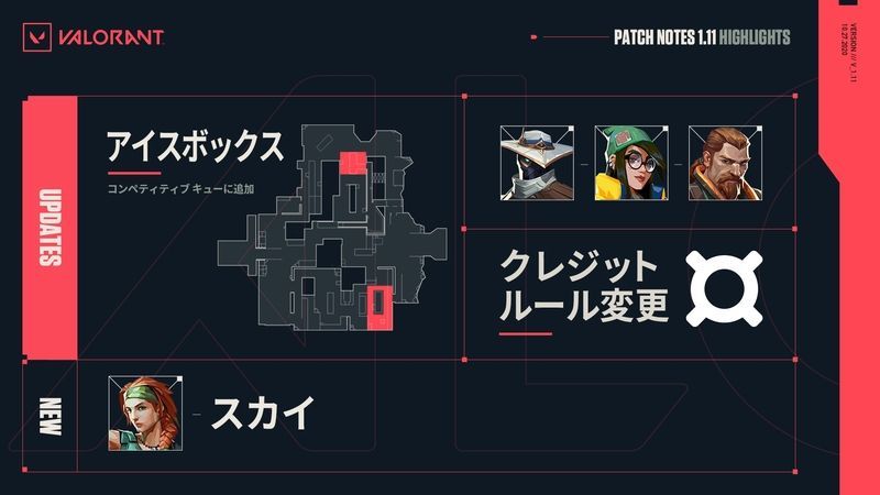 パッチノート1.11の画像