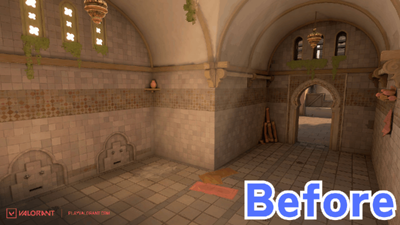 A浴場のエリア拡大