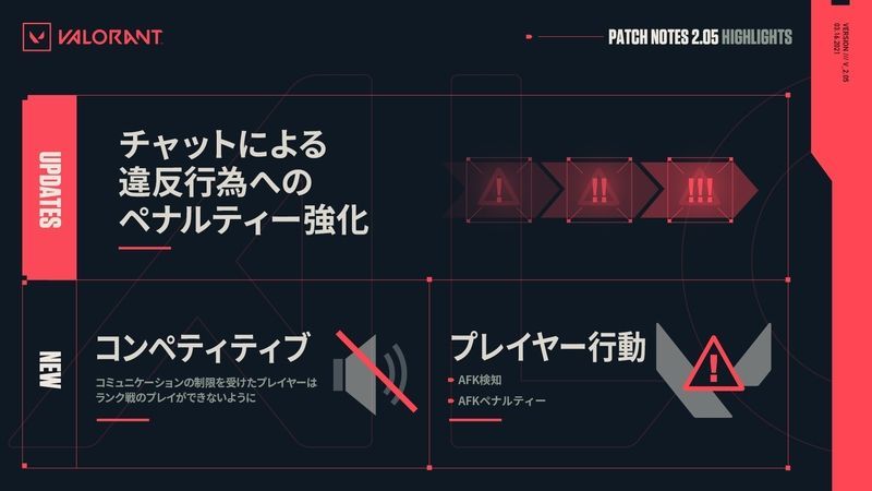 パッチノート2.05の画像