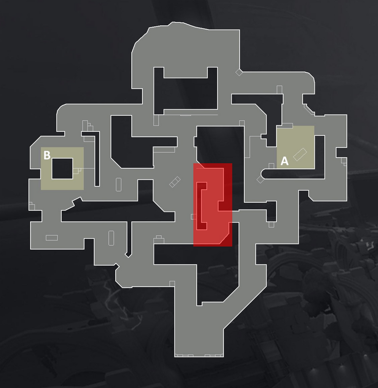 中央タイル場所