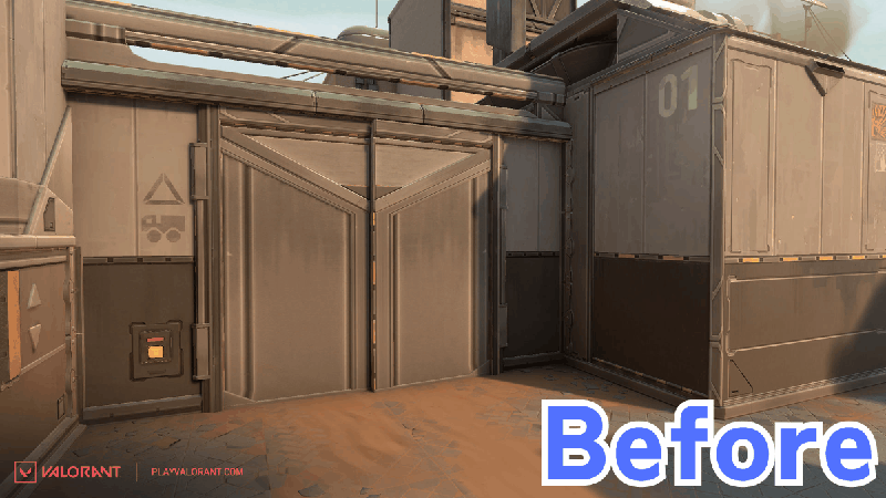 Aサイトタワー付近にオブジェクトが追加