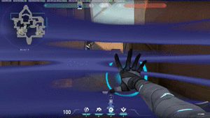 スモーク+シュラウドステップ使用gif画像