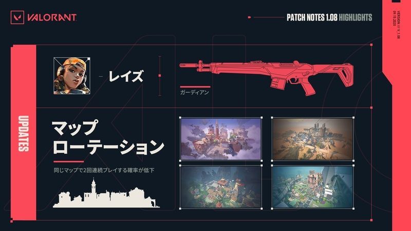 パッチノート1.08の画像