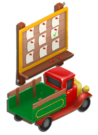 トラックと注文板