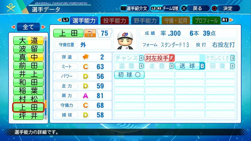 パワプロ 上田 佳範選手の能力 パワプロ21 攻略 Gamerch パワプロ 上田 佳範選手の能力 パワプロ21 攻略 Gamerch