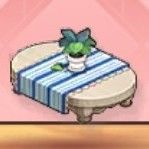 楕円形テーブル