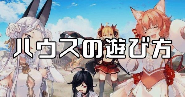 ハウスの遊び方