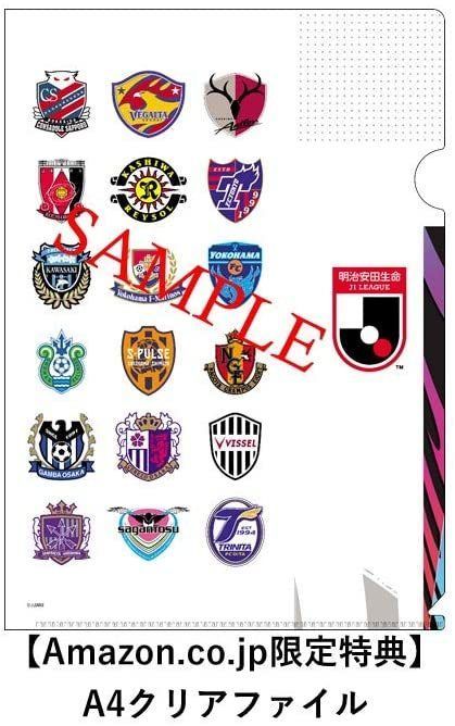 J1クラブのA4クリアファイル